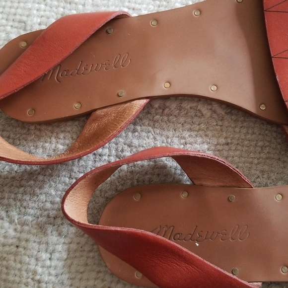 Madewell "Abbi" Leather Slingback Sandals - Picture 6 of 7